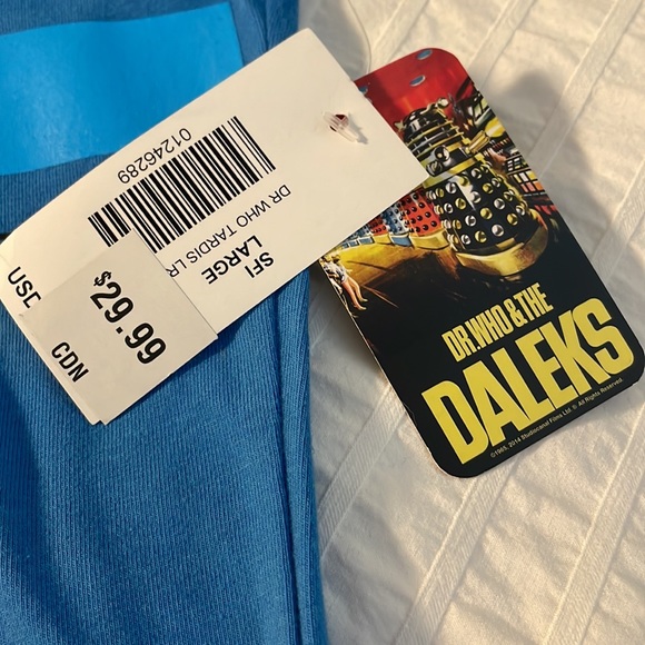 ๐ Dr Who Tardis Police Public Call Box bodycon dress NWT - Picture 4 of 9